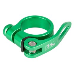 M-WAVE CLAMPY ALLOY SEAT CLAMP QR GREEN